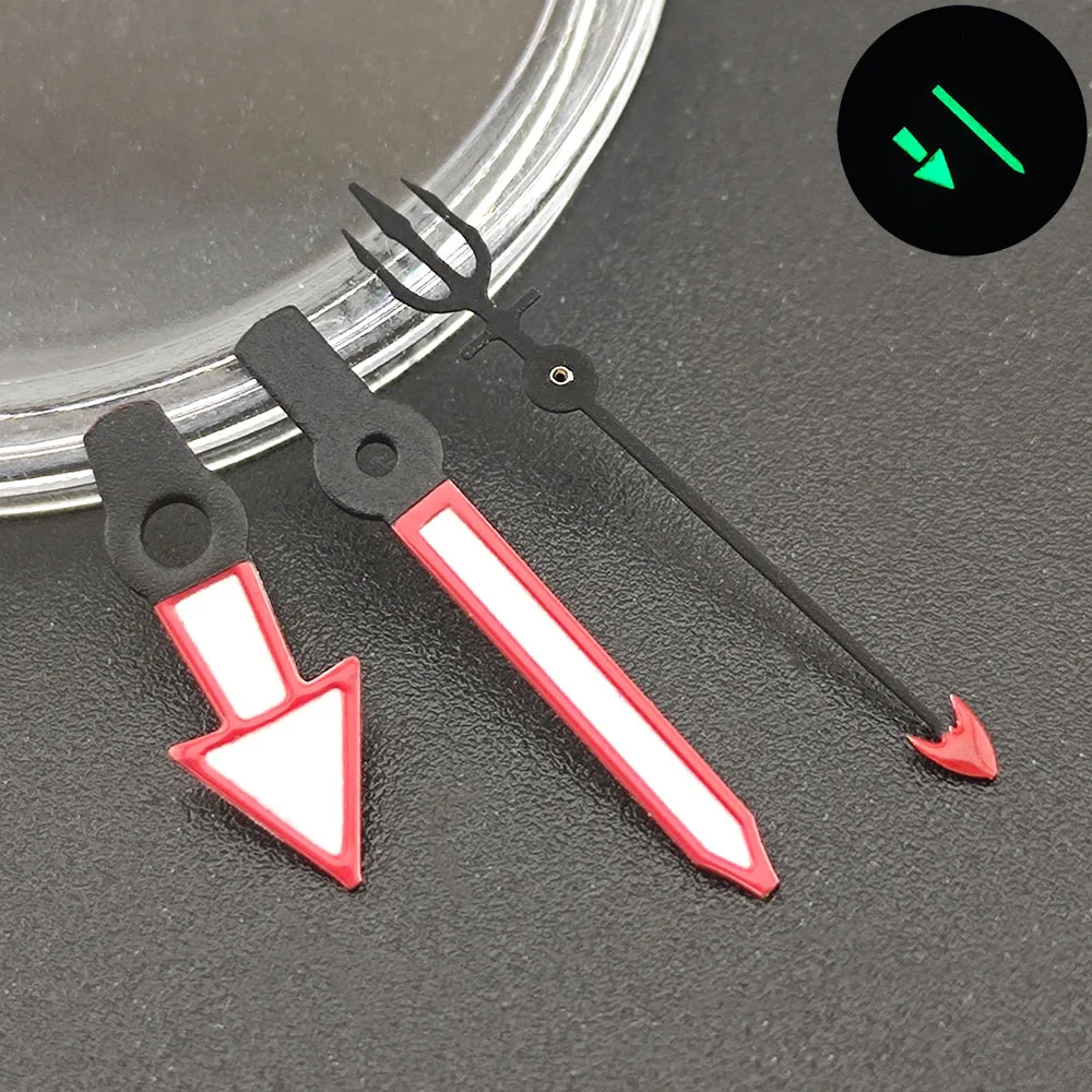watch hands green super luminous hands fit NH35 NH36 movement Watch Movement High quality super green light pointer