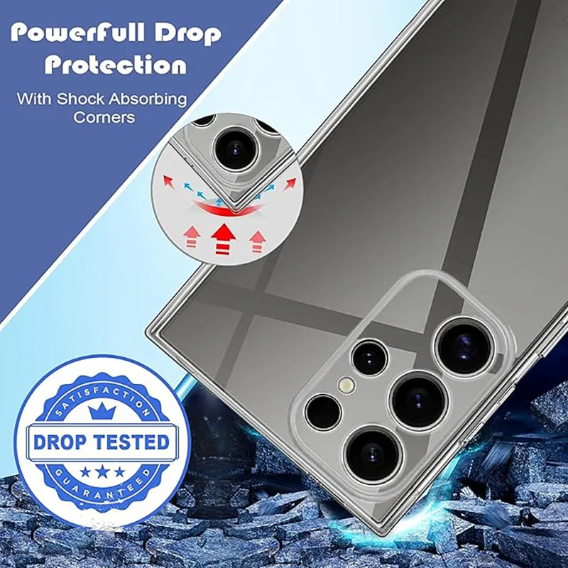 Luxury Ultra Thin Transparent Silicone Soft Case - Clear TPU Design