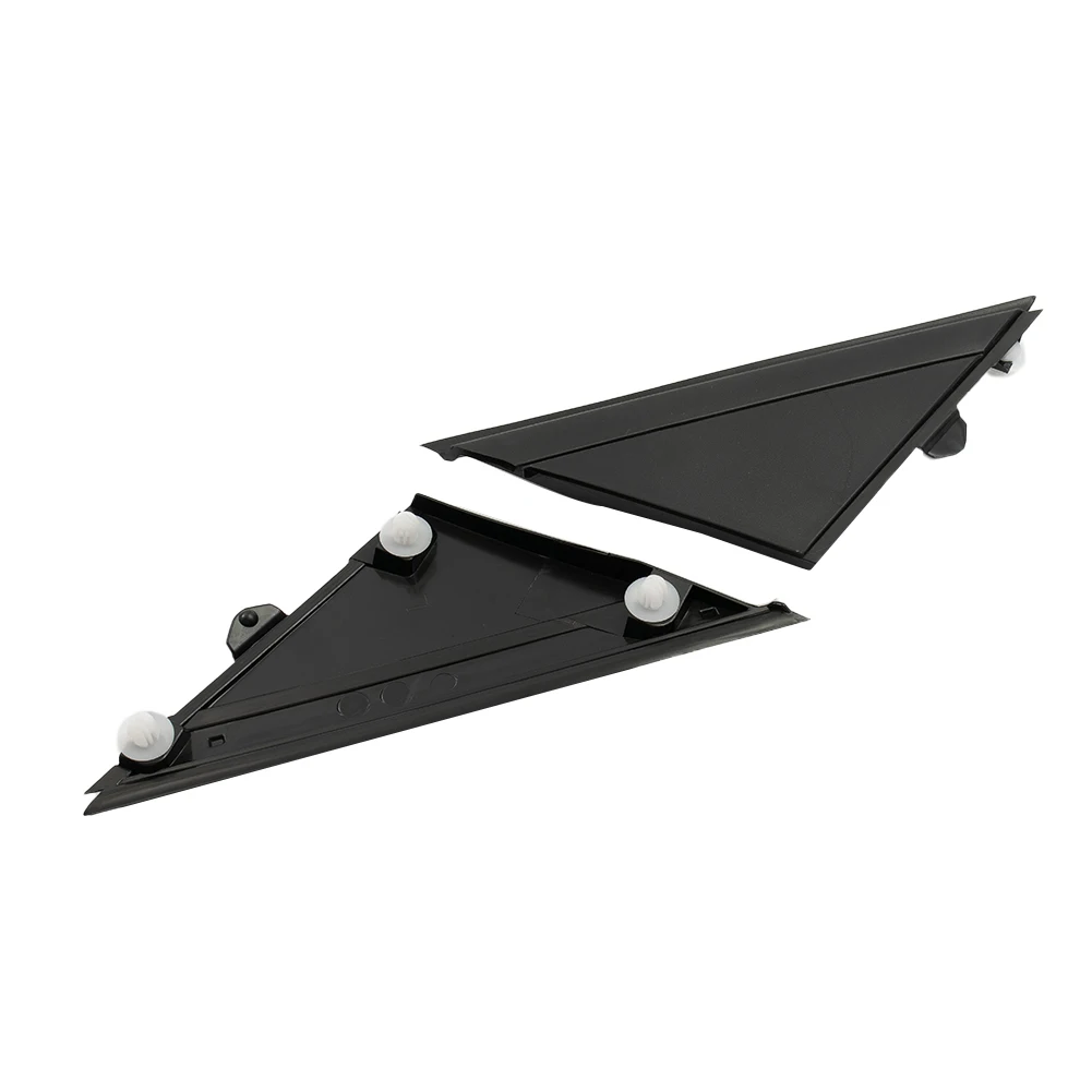 

Rear Mirror Triangle Trim Plate Replacement Accessory Durable Matte Black LH&RH Moldings 1SD00KX7AA 2pcs Cover