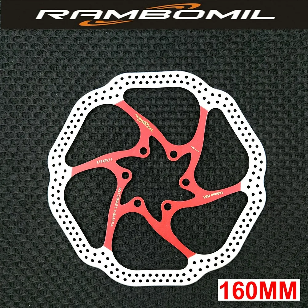 

Accessories Bicycle Brake Pad Brand New Durable Exquisite Practical Bike Brake Rotor Disc Rotors Electroplating