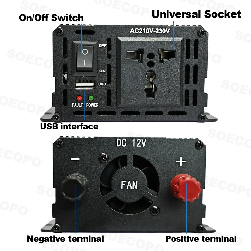 7000W Solar Generator Kit with 500W Panel and Inverter