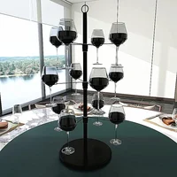 Cocktail Tree Stand Wine Glass Display Drinks Holders Champagne Cocktails Martini Cocktail Wine glass holder Wine glass storage 1