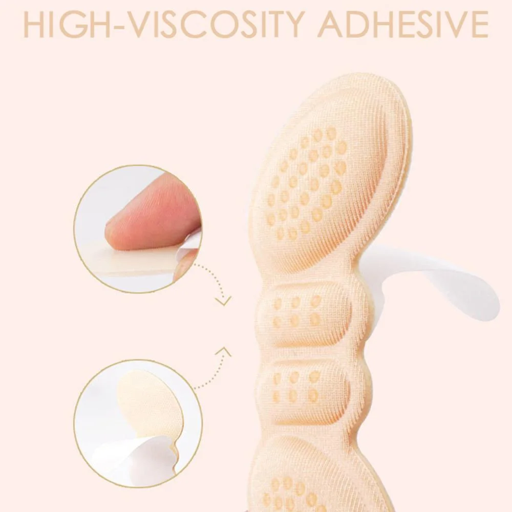 하이힐용 조절 가능한 힐 패드 깔창, 쿠셔닝, 마찰 방지, 발뒤꿈치 보호, 그립, 힐 라이너, 신발 액세서리