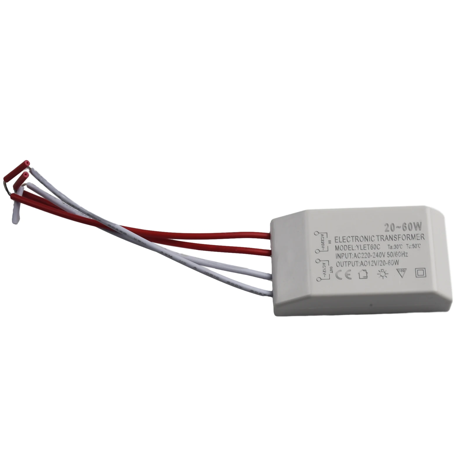 

Parts Electronic Transformer Home Light Chandeliers Adapter Spare Small Stable Replacement Accessories 20-60W 220V To AC12V