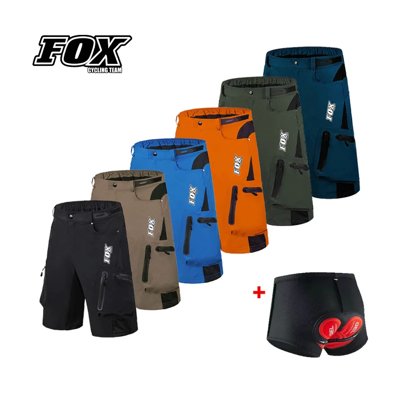 

Водонепроницаемые шорты для горного велосипеда FOX, дышащие штаны для езды на велосипеде, мужские мотоциклетные шорты