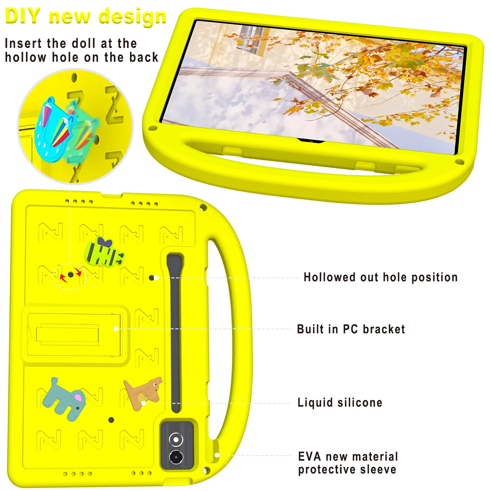 Kids EVA Tablet Case with Stand Cover