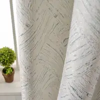 Light luxury chenille blackout curtains, simple modern study room, bedroom bay window, living room floor-to-ceiling window 2