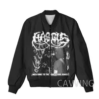 CAVVING 3D Printed  HAGGUS ROCK   Zipper Bomber Jackets Men Overcoat Mens Coat Zip Up Jackets for Women/Men 2