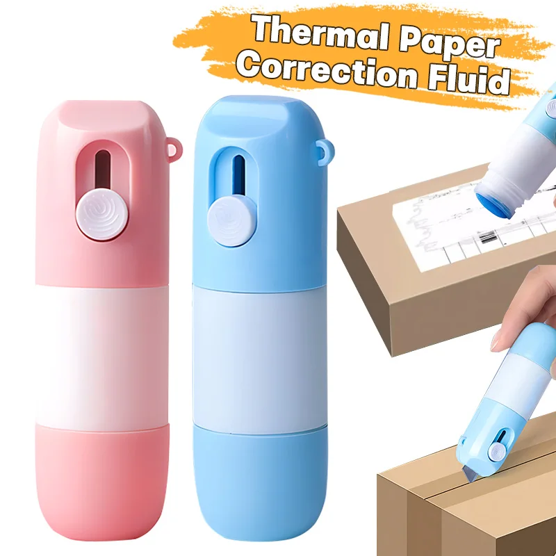 Thermal Paper Eraser Pen Thermal Paper Easer Box Opener 2in1 Identity Information Privacy Protector Eraser Box Opener Information Theft Protection Stamp
