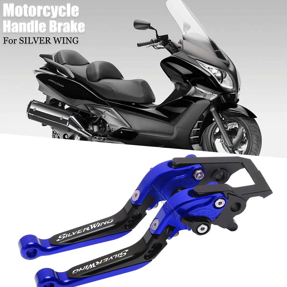 

For Honda honda silver wing gt 400 600 Motorcycle Accessories CNC Brake Clutch Levers Adjustable Extendable Handlebar Grips