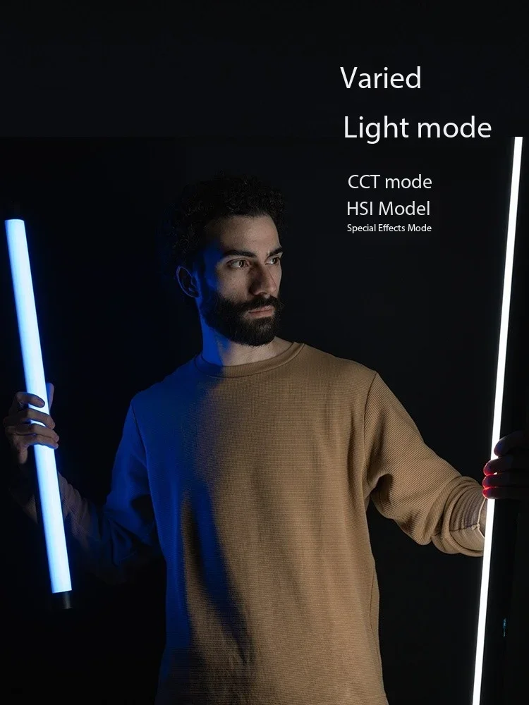 MIAOTU 70FT 114FT 튜브 라이트, RGBWW CCT 2000K-10000K LED 비디오 라이트 완드, 14 가지 효과, 앱 제어 사진 조명