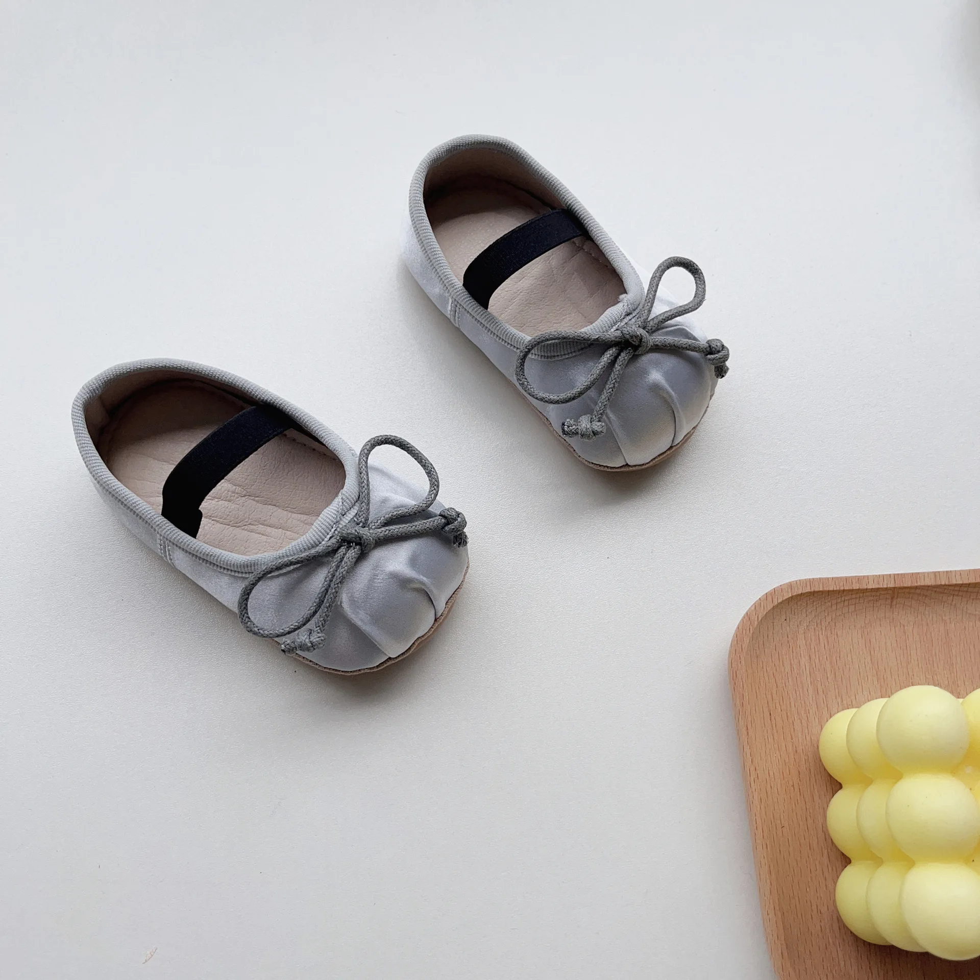 2024 Baby Girl Shoes Comfortable Ballet Princess Butterfly-knot Velvet Soft Sole Toddler Shoes Fashion First Walkers Kid Shoes 5