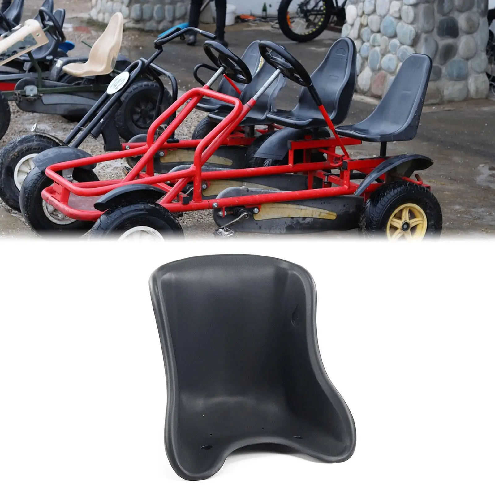 Go Kart Seat Replacement Modification Parts Easy to Install for ATV UTV Drift Trike Four-wheel Motorcycle Accessories Race Seat