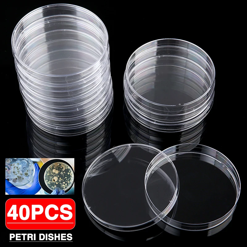 

Прочные 40 шт. магнитные крышки Петри для магнитных бактериальных дрожжей, школьные принадлежности, канцелярские принадлежности 90x15 мм