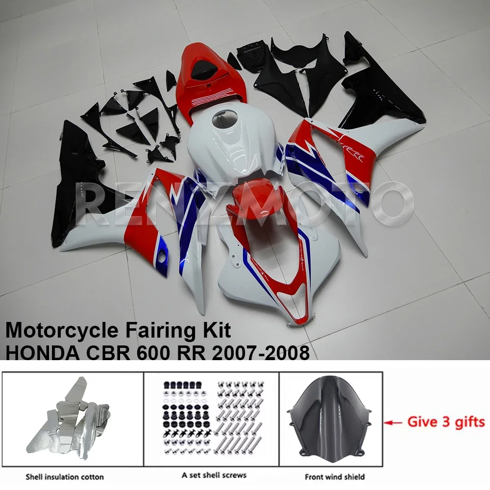 

Motorcycle Fairing Set Body Kit Plastic For HONDA CBR600 RR CBR600RR 2007-2008 Accessories Injection Bodywork H0607-110A
