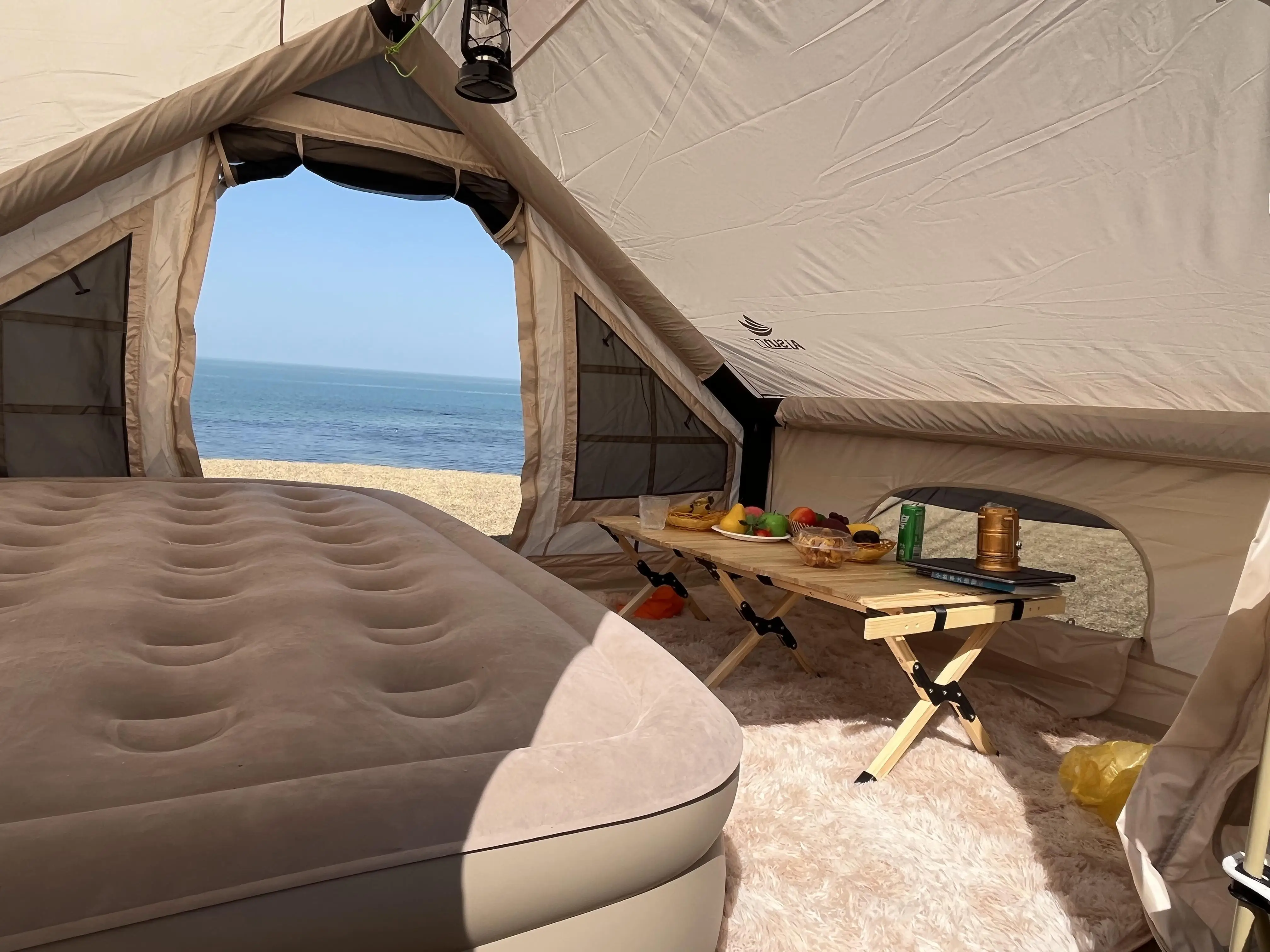 AISUNSS エアテント／インフレータブルテント（3〜4人用・スカイ