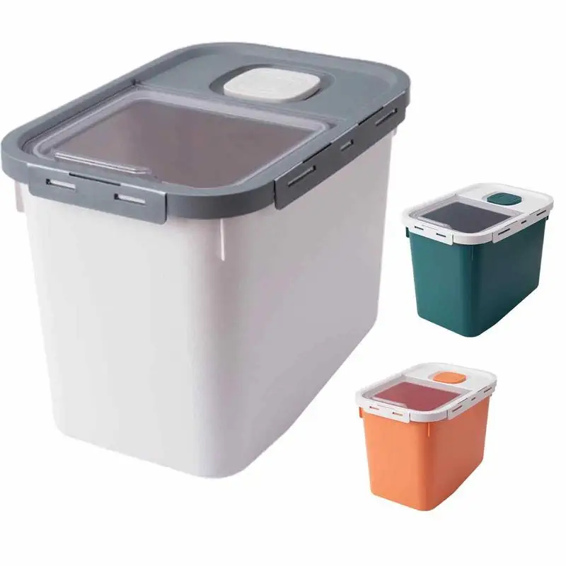 

Pet Food Storage Container Tight Dog Food Container Airtight Treat Rice Bin Dry Food Storage Moisture Proof Cat Puppy Food Bin