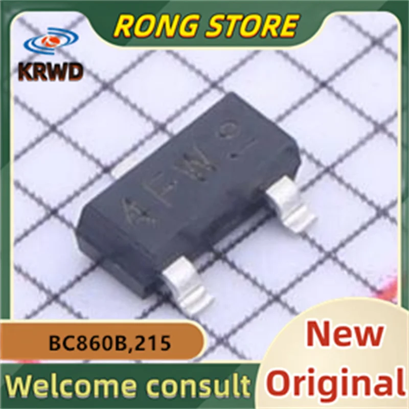 

50PCS 4FW New and Original Chip IC SOT-23-3 BC860B,215 BC860B BC860 860