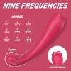 Double Head Rose G Spot Vibrator Clitorid Stimulator Sex Toy Tool for Adult Couples Nipple Sucker Tongue Vibrators Masturbator 1
