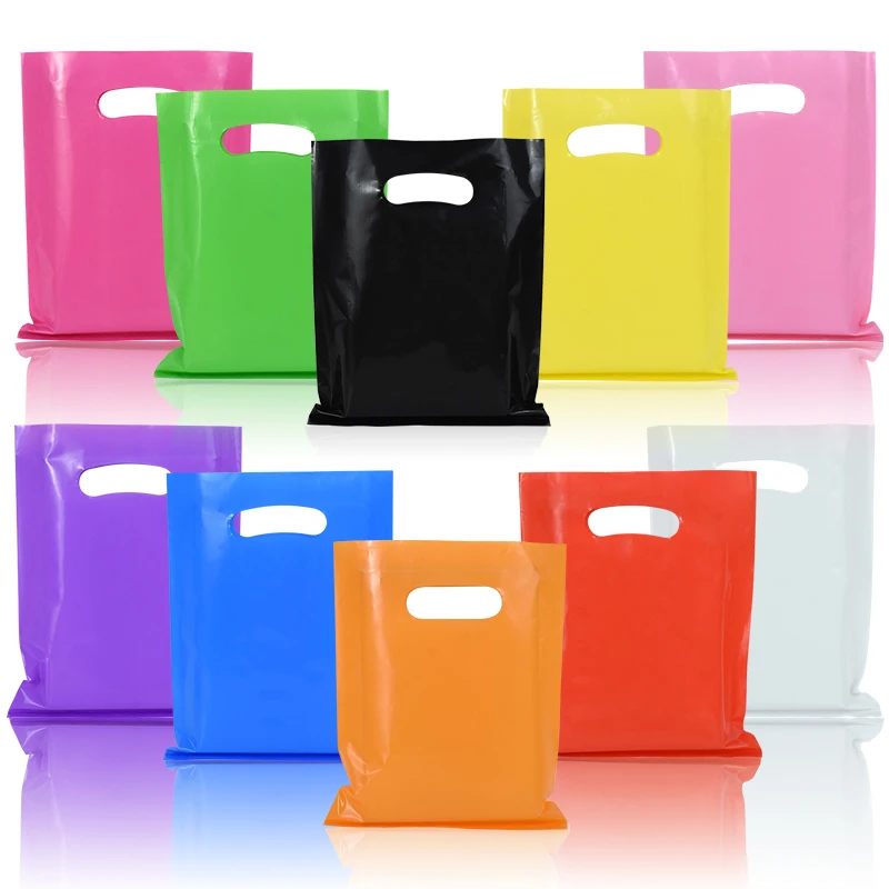 10/20 Stück Schwarz/Weiß/Grün/Rosa/Blau/Lila/Gelb/Orange 15*20 cm Geschenktüten Weihnachten Hochzeit Geburtstag Partybevorzugungen Beutel Tasche