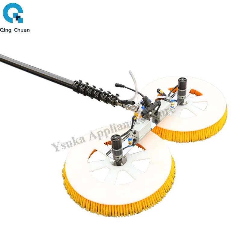Solar Panel Cleaning Machine Robot Equipment Tools Double head 2 m 3 m 5 automatic electric telescopic