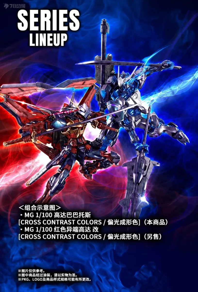 MG 「CROSS CONTRAST COLORS」バンダイアジア Bandai China Announces a New Batch of Cross Contrast Color