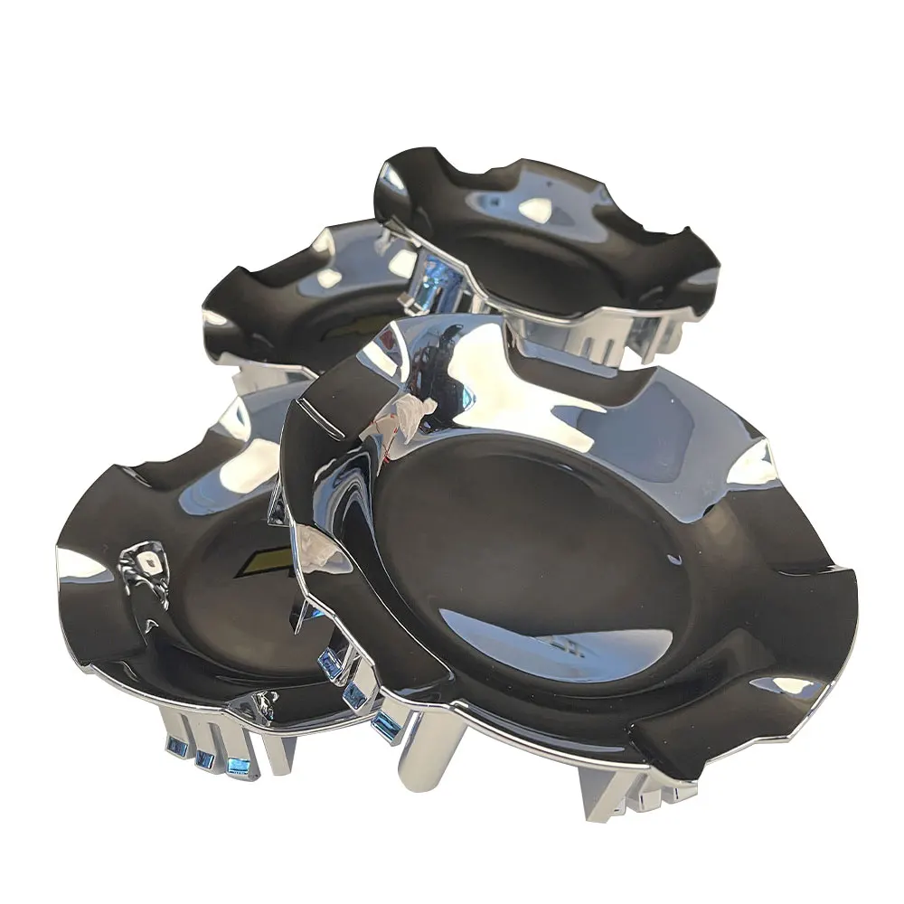 

4PCS 2007 2013 Silverado Tahoe Avalanche Suburban Wheel hub Center Cap for Chevrolet Electroplate Silvery