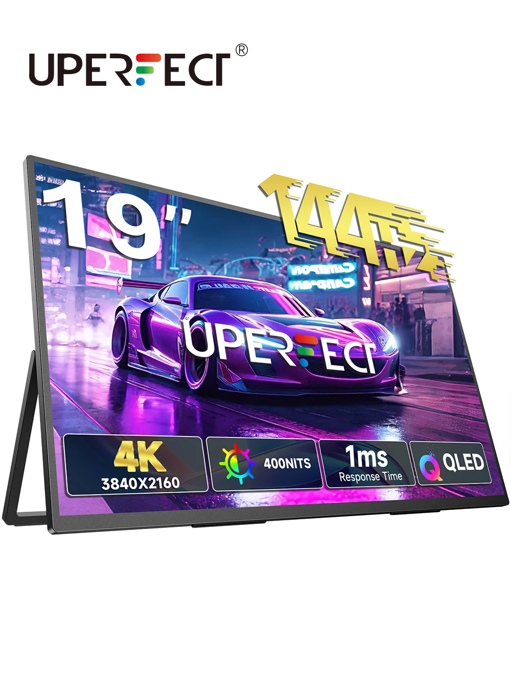 UPERFECT UColor 19 Inch QLED Portable Monitor 4K UHD 3840*2160