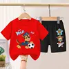 PAW Patrol Children's T-shirts Sets Boys Summer Short Sleeve Shorts Two Piece Suit Kids Outfits Breathable Sport Clothes Set 1
