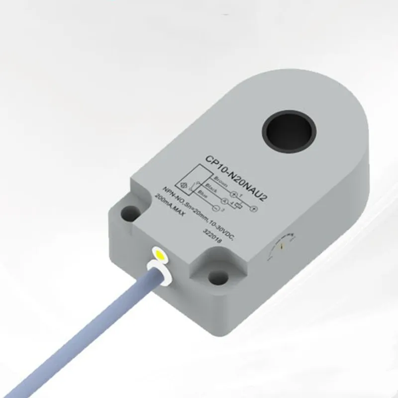 Interrupteur de détecteur de proximité circulaire, anneau métallique  inductif Type NPN PNP NC/NO DC10-30V 3 fils, livraison gratuite