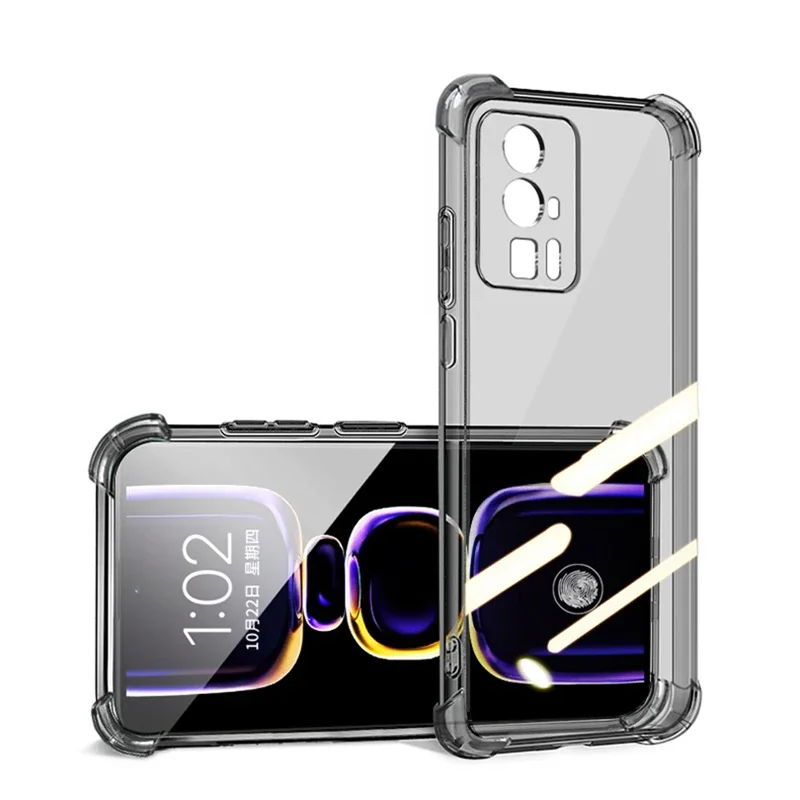 Clear Shockproof Silicone Soft Ultra-Thin Luxury Back Cover Case