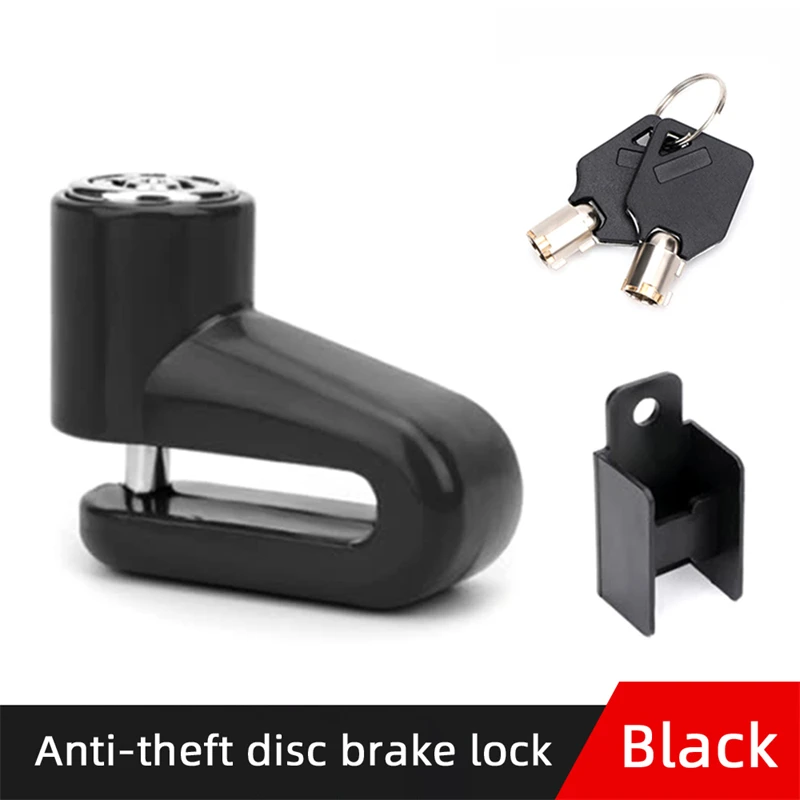 1PCS Bicycle Disc Brake Lock Anti-Theft Lock Portable Motorcycle Disc Brake Mountain Bike Reminder Rope Accessories