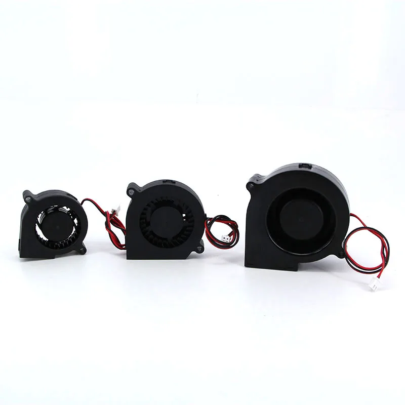 Cooling fan 4010 5015mm 5020 6015 7530 With 2Pin XPH2.54 Wire DC 5V 12V 24V Multiple options for 3D Printer