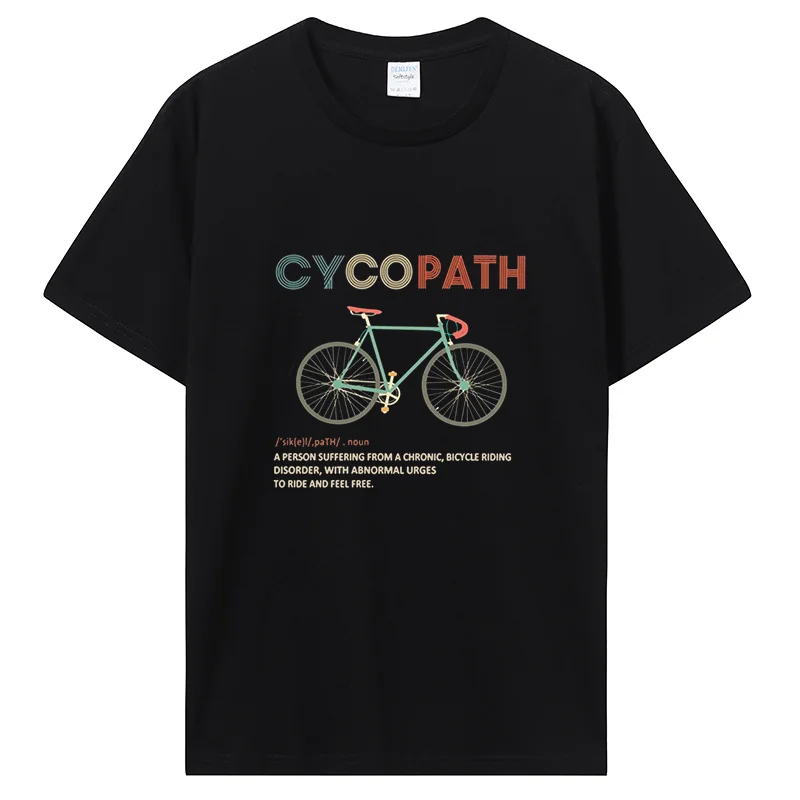 

Футболка мужская хлопковая с коротким рукавом, винтажная смешная уличная одежда для велоспорта, велоспорта, велосипедистов