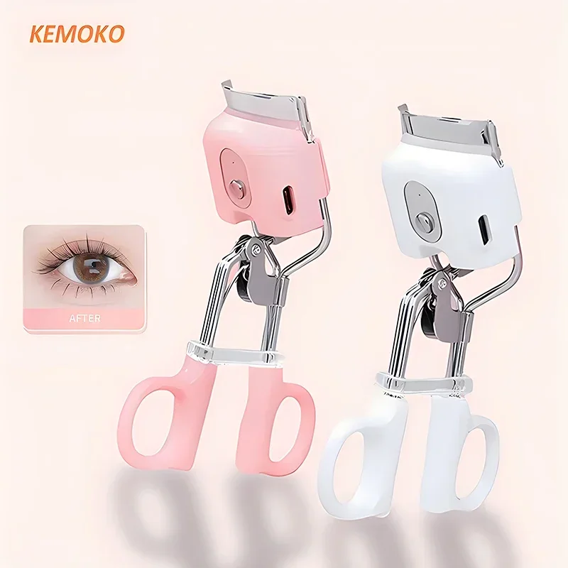 Electric Eyelash Curler Fast Heating Natural Curled Control Styling Make Up Eyelashes Clip Curl Lasting