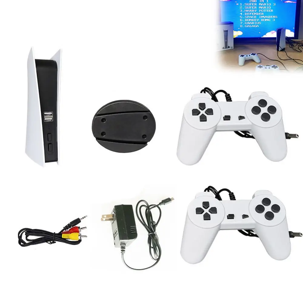 

NEW GS5 Game Console 8 Bit USB Wired Handheld Game Player 200 Classic Games Retro AV Output TV Gaming Console For Child