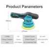 Cordless Car Polishing Machine Sanding Machine 12V 8 Gears 380W Auto Polishing Machine Sander Small Portable Polish Waxing Tools 6
