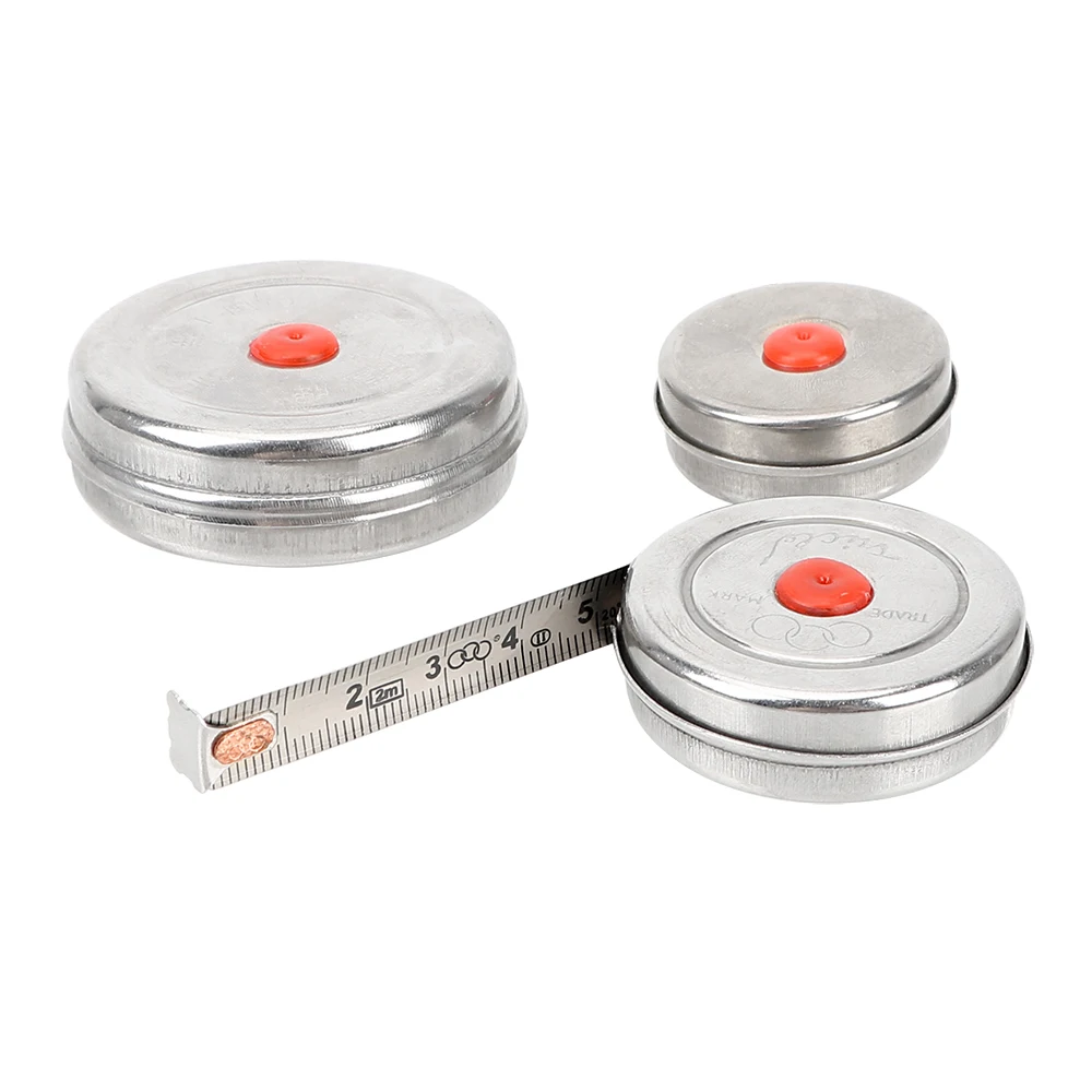 Tape Measure Measuring Tool Stainless Steel Mini Retractable 1m 2m 3m For Home Factory Office Woodworking