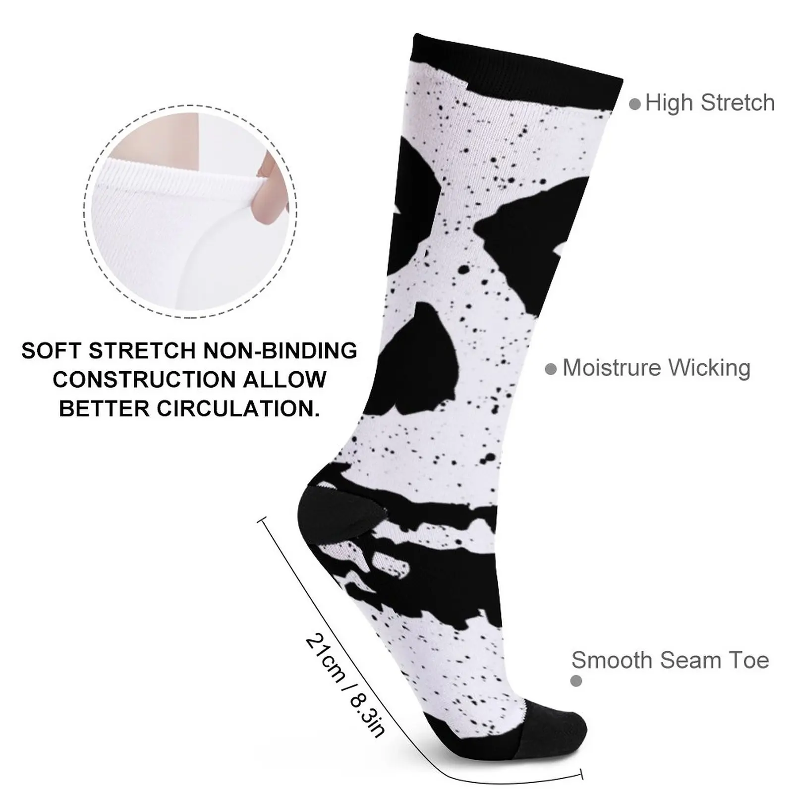 Retro Misfits Fiend Skull Gift Men Women Socks winter socks golf Men′s sock Lots