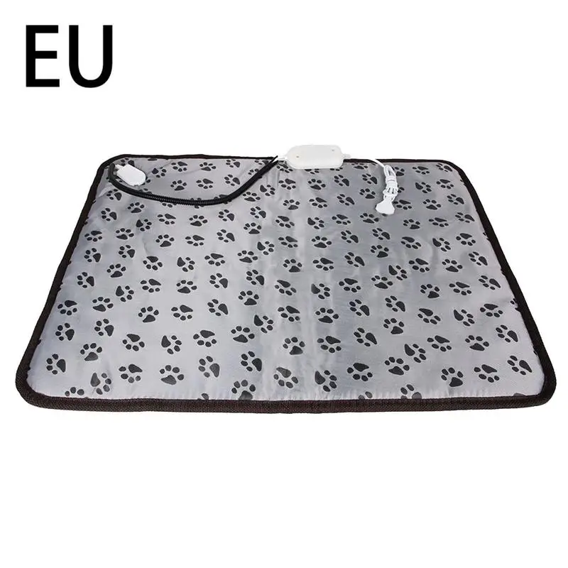 

Dog Cat Electric Blanket Heating Pad Pet Bed Mat Waterproof Anti-Bite Adjustable Temperature Chair Cushion W0