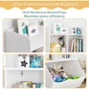 Toy Storage Organizer, 40" Kids Toy Storage Cubby with Bins,Toy Boxes and Storage for Playroom,Bedroom,Nursery School 6