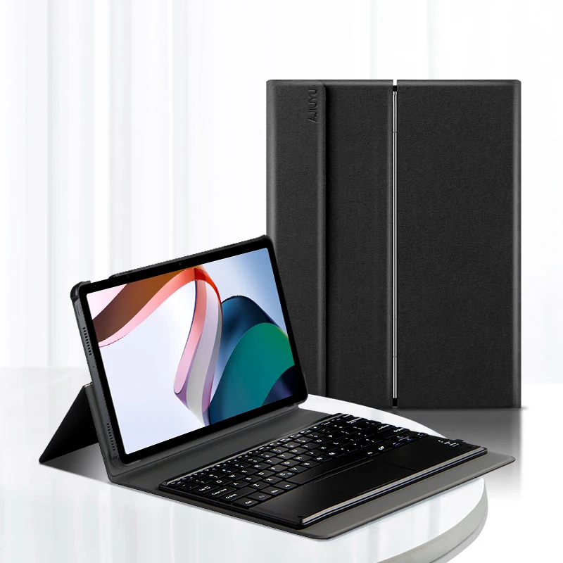 caso de teclado para xiaomi redmi almofada polegada tablet teclado bluetooth suporte protetor capa escudo com almofada toque funda