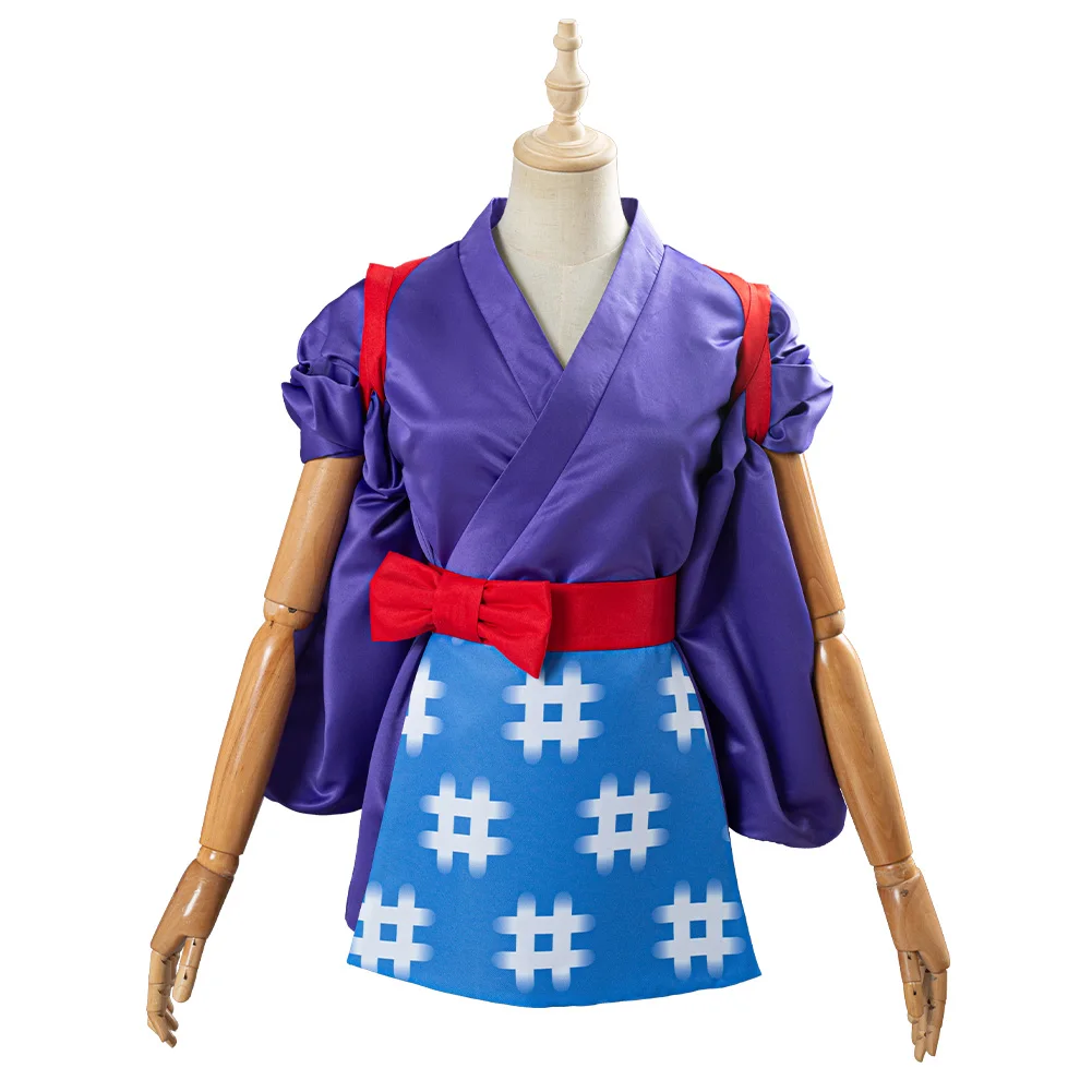 

Mae Cosplay Costume Kimono Dress Outfit Halloween Carnival Costumes