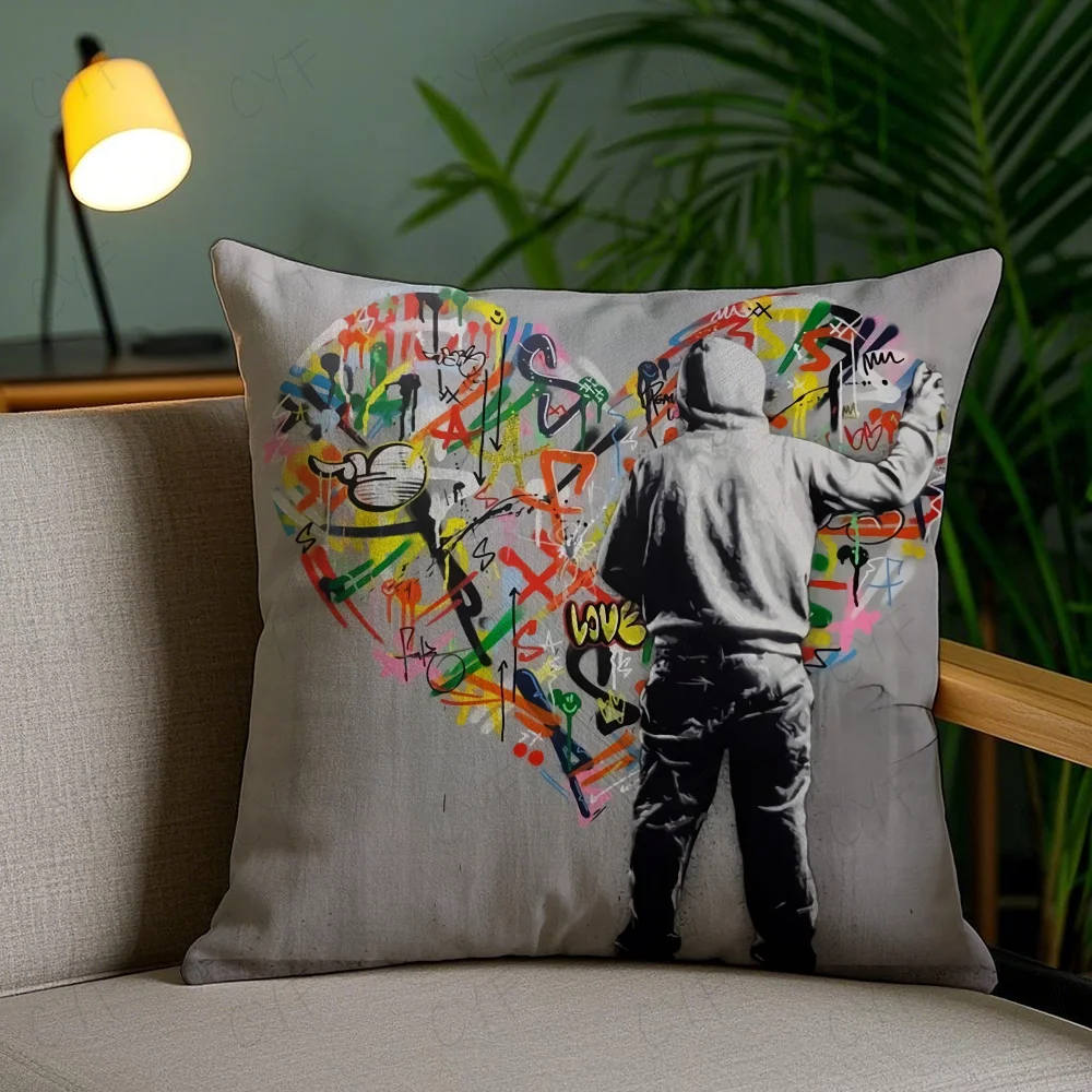 Embroidered Nordic Throw Pillow Covers