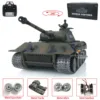 Outdoor Toys Heng Long 1/16 Scale 7.0 Upgraded Version German Tiger I Panther V 3819 RC Tank 3818 Metal Tracks Radio Smoke Model 3