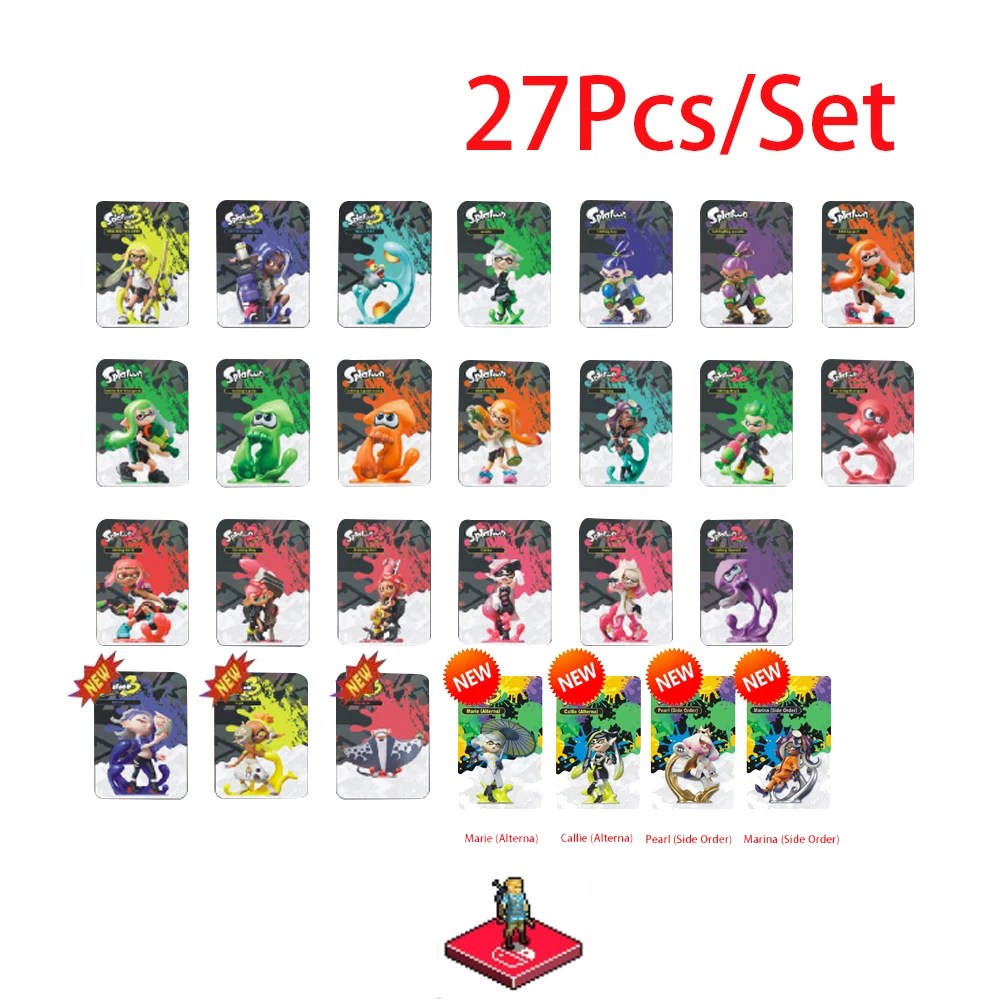 23/27 Spielkarte Pearl Marina Callie Marie für Switch NFC RFID-Karte 2024 All New Splato00on 3 NFC Tag Spielkarten für Switch – Detail 5