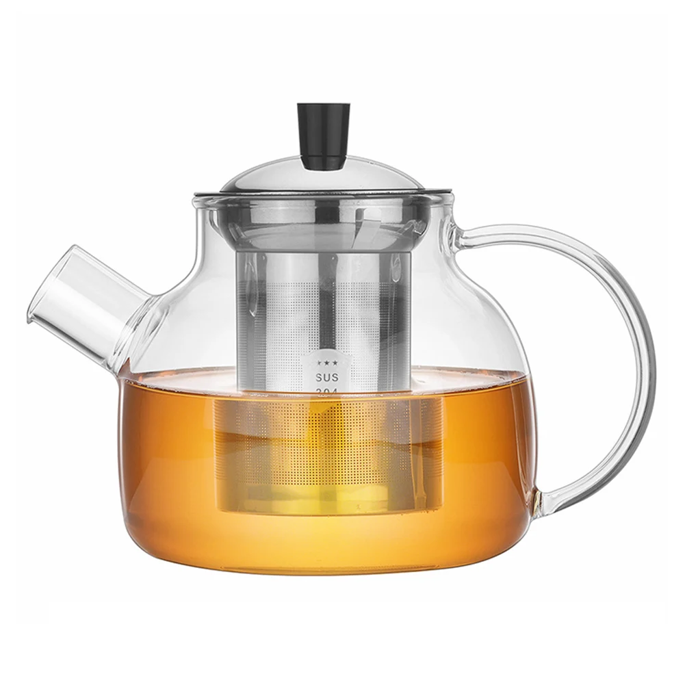 Théière En Acier Inoxydable - RNCYN - 1.8L - Dorée Et Argentée