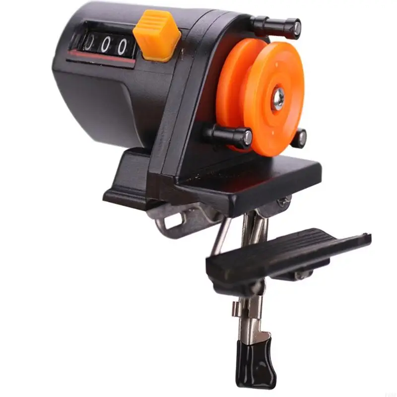 F68F 0-999M Counter Meter Recorder High Accuracy Fishing Depth Display Digital Reel Meter ABS Counter Gauge Line Count Tool