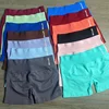 Impact Shorts with Logo Low Waist Seamless Yoga Shorts Scrunch Bum Gym Shorts Workout Biker Short Stretch Fitness Clothing 2