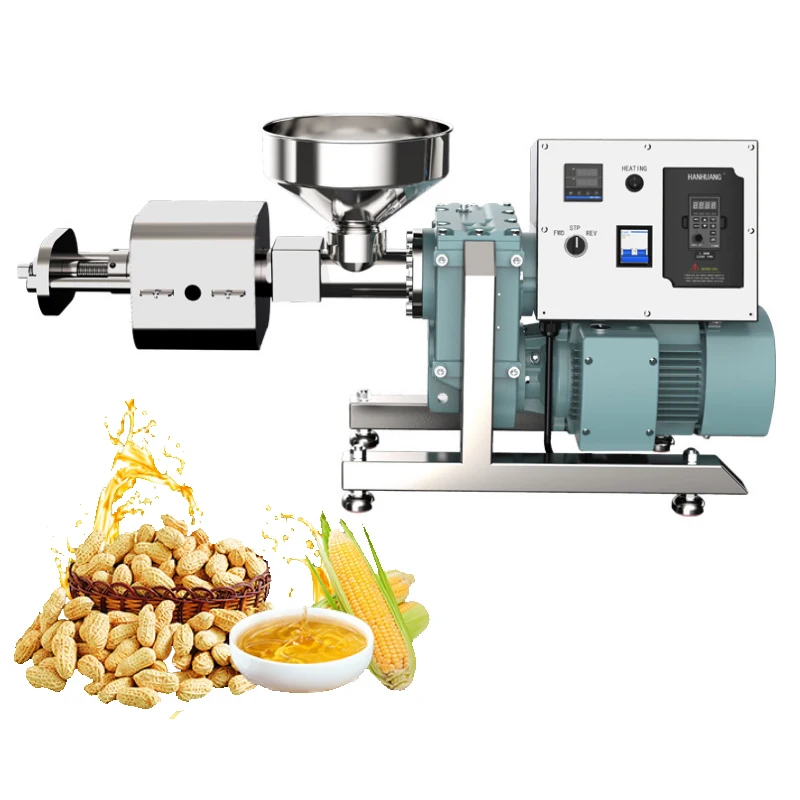SC08 Oil Press Temperature Control Commercial Cold And Hot Double Fried Oil Machine Coconut New With Frequency Conversion Motor 2